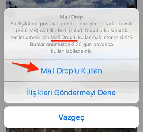 mail drop nasıl kullanılır